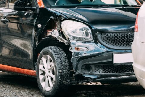 car was accident.