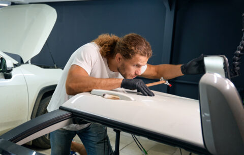 Repairing small dents